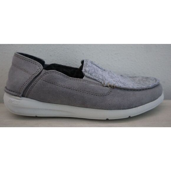 Clarks 61505369 Men's Sz 8M Gray Suede Gorwin Step Slip-On Loafer Shoes - Picture 6 of 7